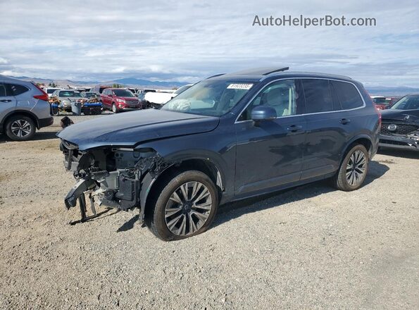 YV4102CK6N1834429 2022 VOLVO XC90 Синий Передняя левая четверть