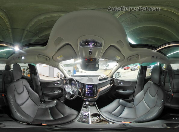 YV4102RKXM1698134 2021 VOLVO XC60 Серебряный Панорамный вид салона 360°