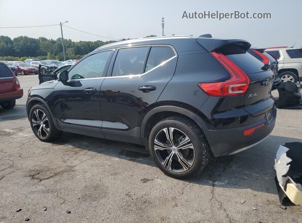 YV4162UL4M2415123 2021 VOLVO XC40 Черный Задняя левая четверть