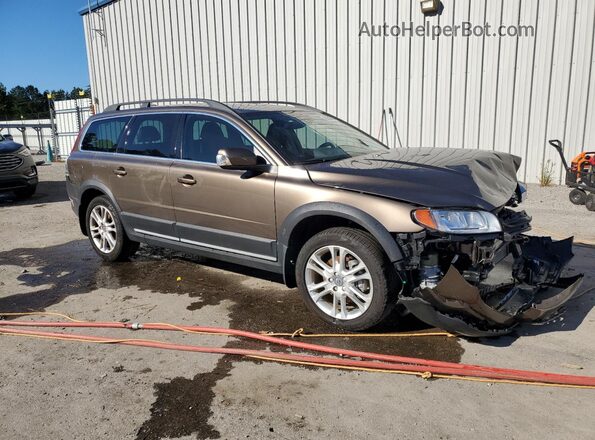 YV4612NK0G1240647 2016 VOLVO XC70 Коричневый Передняя правая четверть