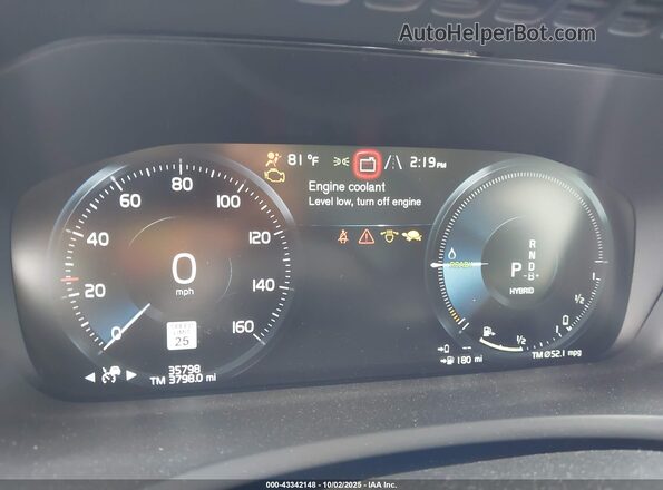 YV4BR00L8N1812959 2022 VOLVO XC90 RECHARGE PLUG-IN HYBRID Белый Вид задних сидений