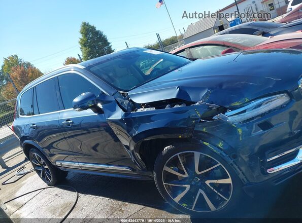 YV4BR00Z7N1821219 2022 VOLVO XC90 RECHARGE PLUG-IN HYBRID Синий Вид задней части салона