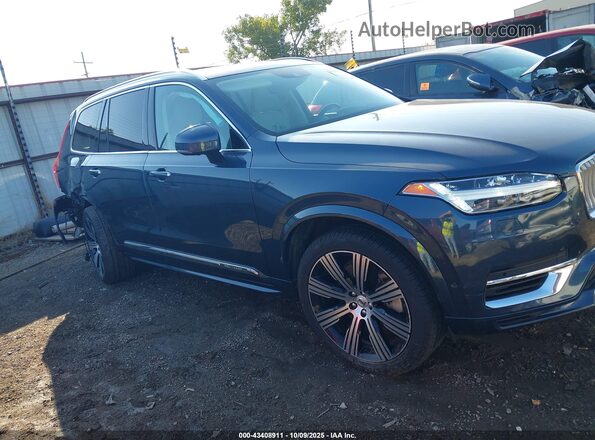 YV4BR0CL6M1761858 2021 VOLVO XC90 RECHARGE PLUG-IN HYBRID Синий Вид задней части салона
