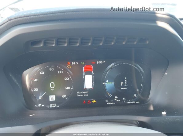 YV4BR0CL6M1761858 2021 VOLVO XC90 RECHARGE PLUG-IN HYBRID Синий Вид задних сидений
