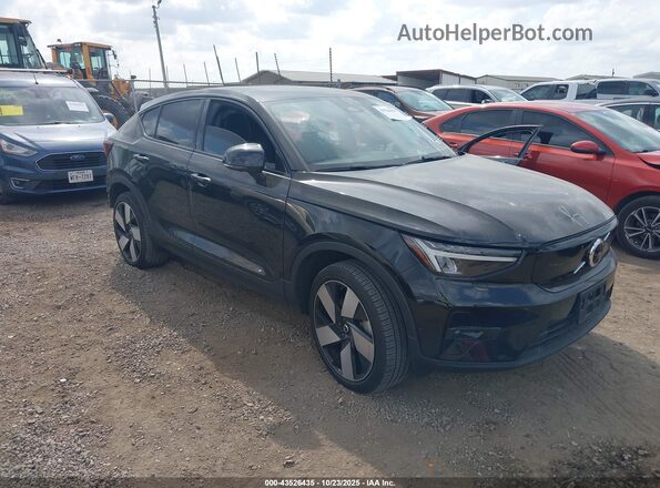 YV4ED3GB6N2009622 2022 VOLVO C40 RECHARGE PURE ELECTRIC Черный Передняя правая четверть