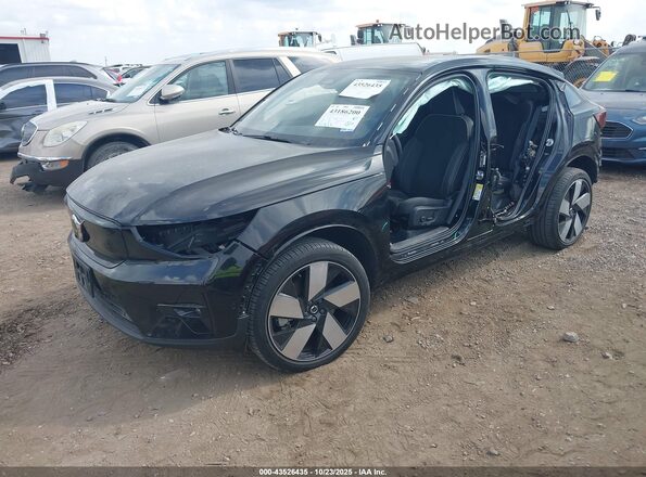 YV4ED3GB6N2009622 2022 VOLVO C40 RECHARGE PURE ELECTRIC Черный Передняя левая четверть