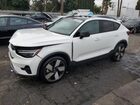 2024 Volvo C40 Recharge Ultimate Белый vin: YV4ER3GM2R2107216 Damage: Left Front Fender, Dent(S) W/ Paint Dmg, > 12 Inches