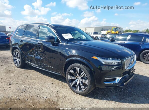 YV4H60CE4R1238009 2024 VOLVO XC90 RECHARGE PLUG-IN HYBRID Black Przód prawy