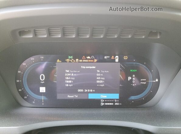 YV4H60CE9R1217656 2024 VOLVO XC90 Белый Вид щитка приборов