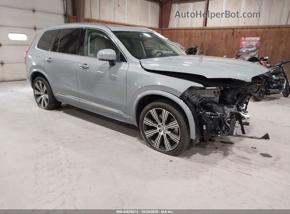 YV4H60PF6S1316976 2025 VOLVO XC90 PLUG-IN HYBRID Серый Передняя правая четверть