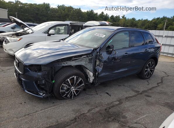 YV4L12RW0P1374266 2023 VOLVO XC60 Blue Առջևի ձախ երեք քառորդ տեսարան