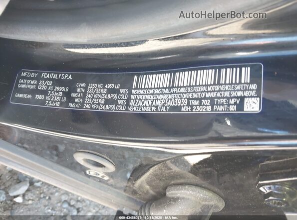 ZACNDFAN6P3A03939 2023 DODGE OTHER Черный Вид подкапотного пространства