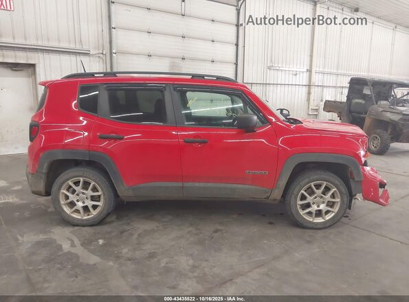 ZACNJBAB1KPK18943 2019 JEEP RENEGADE Red Widok wnętrza z tyłu