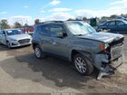 2020 Jeep Renegade Latitude 4x4 Gray vin: ZACNJBBB5LPL35442