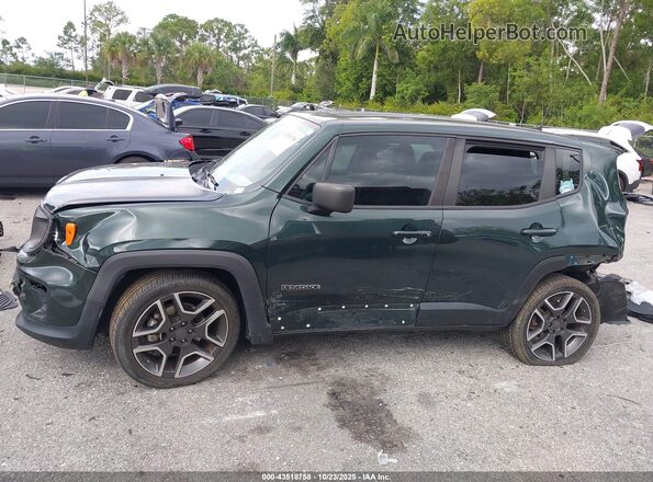 ZACNJCAB2MPM41372 2021 JEEP RENEGADE Зеленый 