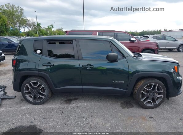 ZACNJCAB2MPM41372 2021 JEEP RENEGADE Зеленый Панорамный вид салона 360°