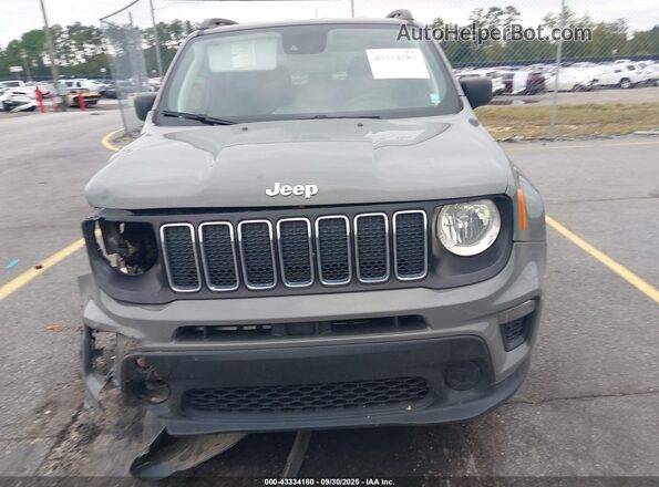 ZACNJCAB6MPM29693 2021 JEEP RENEGADE Gray Widok zestawu wskaźników
