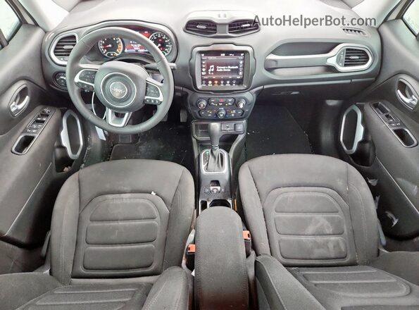 ZACNJCB19MPM33498 2021 JEEP RENEGADE White წინა პანელის ხედი