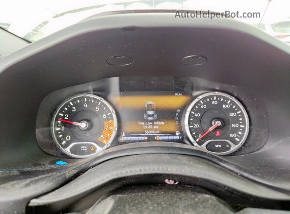 ZACNJCB19MPM33498 2021 JEEP RENEGADE White ხელსაწყოთა პანელის ხედი