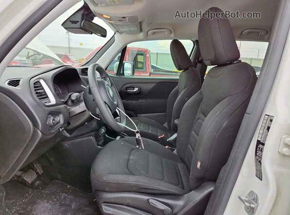 ZACNJCB19MPM33498 2021 JEEP RENEGADE White წინა სალონის ხედი