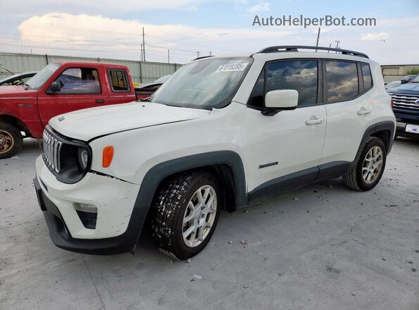 ZACNJCB19MPM33498 2021 JEEP RENEGADE White წინა მარცხენა ხედი სამი მეოთხედიდან
