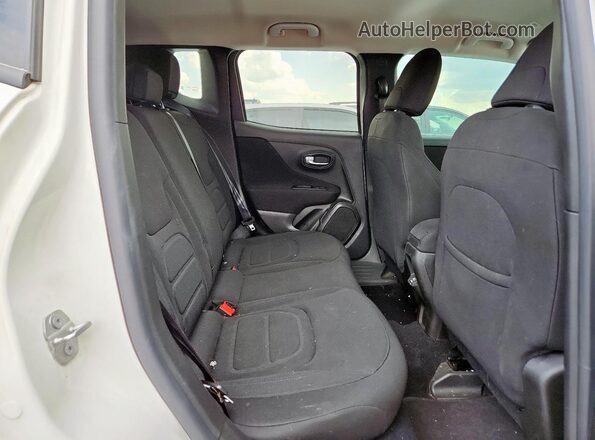 ZACNJCB19MPM33498 2021 JEEP RENEGADE White უკანა სალონის ხედი