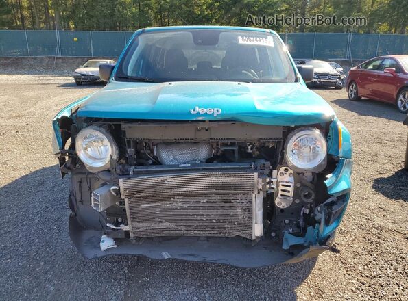 ZACNJDAB0MPM38427 2021 JEEP RENEGADE Blue Вид спереду