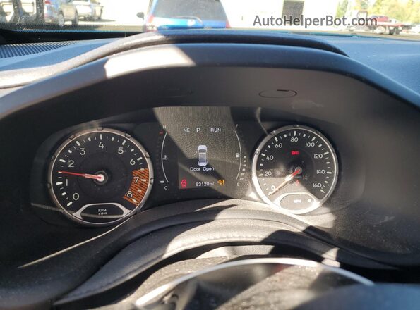 ZACNJDAB0MPM38427 2021 JEEP RENEGADE Blue Вид щитка приладів