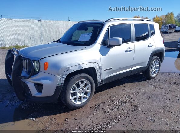 ZACNJDB19MPM41154 2021 JEEP RENEGADE Silver წინა მარცხენა ხედი სამი მეოთხედიდან