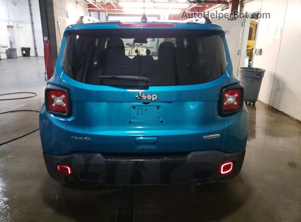ZACNJDB19NPN56712 2022 JEEP RENEGADE Бирюзовый Вид сзади