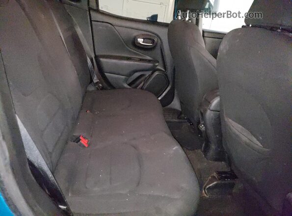 ZACNJDB19NPN56712 2022 JEEP RENEGADE Бирюзовый Вид задней части салона