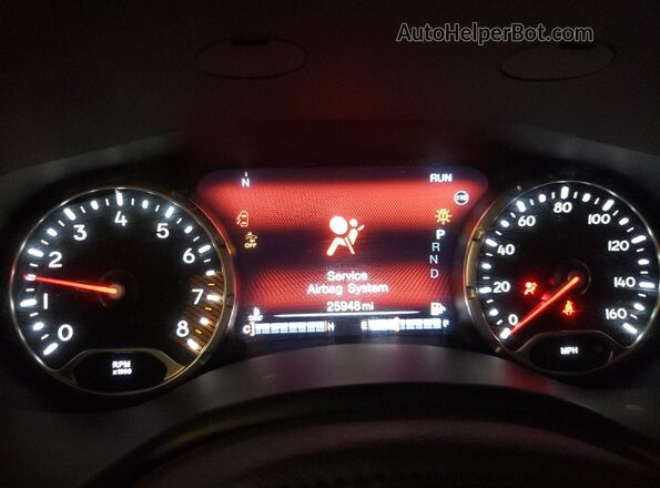 ZACNJDBB3MPM21541 2021 JEEP RENEGADE Gray Instrument cluster view