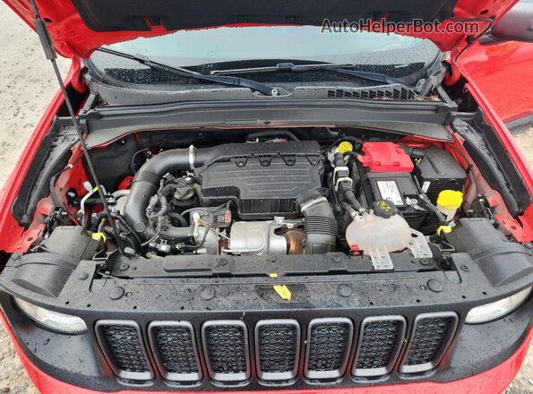 ZACNJDC12MPN34970 2021 JEEP RENEGADE Red Widok komory silnika