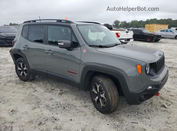 ZACNJDC13MPM92129 2021 JEEP RENEGADE Gray Front right