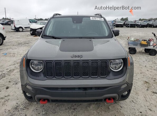 ZACNJDC13MPM92129 2021 JEEP RENEGADE Gray Front view