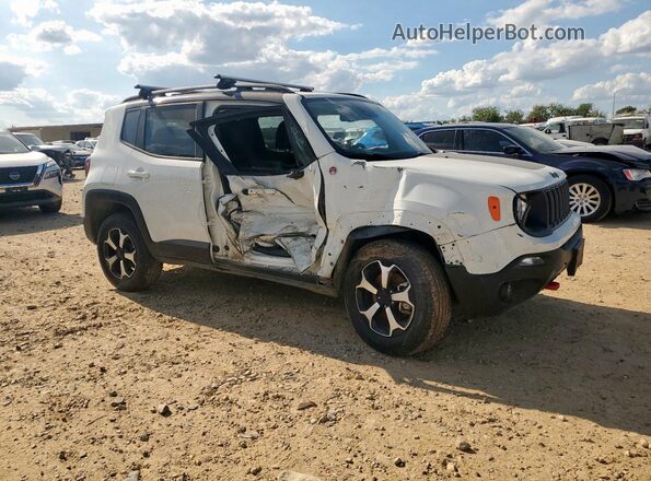 ZACNJDC15MPN28581 2021 JEEP RENEGADE White Delantero derecho