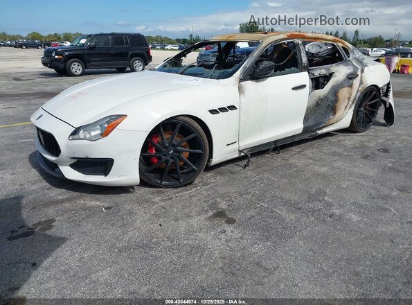 ZAM56RPS6H1252501 2017 MASERATI QUATTROPOR Белый Передняя левая четверть