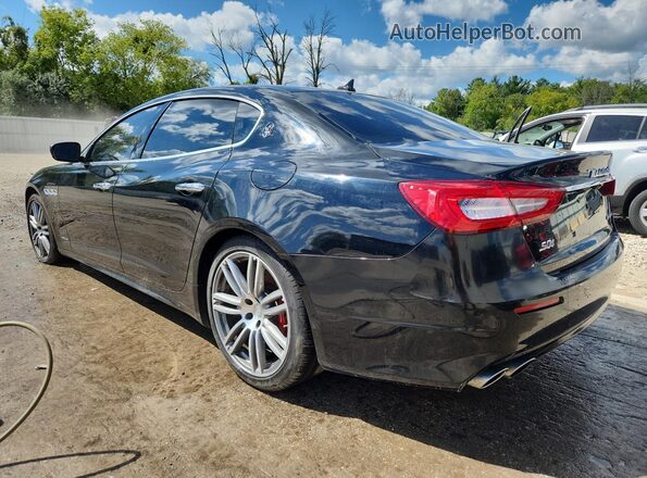 ZAM56RRL6H1235977 2017 MASERATI QUATTROPOR Черный Задняя левая четверть
