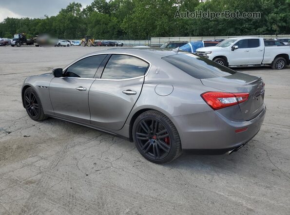 ZAM57RTA1G1183225 2016 MASERATI GHIBLI Gray Задня ліва чверть