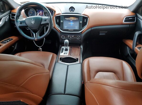 ZAM57RTA1G1183225 2016 MASERATI GHIBLI Gray Вид панелі приладів