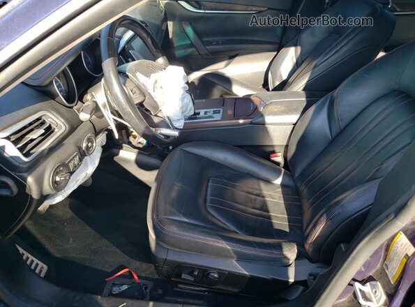ZAM57RTA3G1165311 2016 MASERATI GHIBLI Синий Вид салона спереди