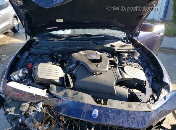 ZAM57RTA3G1165311 2016 MASERATI GHIBLI Синий Вид задней части салона