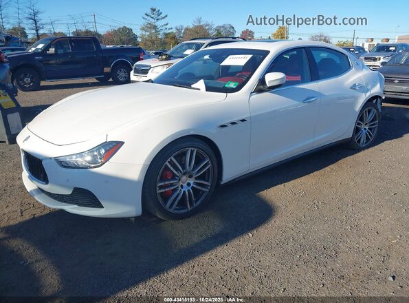 ZAM57RTS6H1251027 2017 MASERATI GHIBLI White Vista tres cuartos delantera izquierda