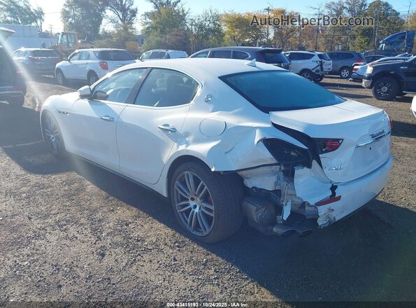 ZAM57RTS6H1251027 2017 MASERATI GHIBLI White Trasero izquierdo