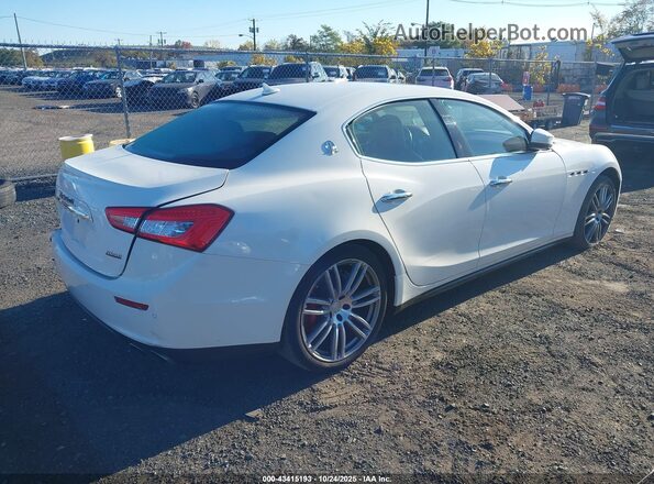 ZAM57RTS6H1251027 2017 MASERATI GHIBLI White Trasero derecho