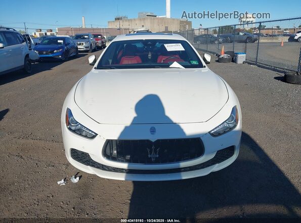 ZAM57RTS6H1251027 2017 MASERATI GHIBLI White Vista del cuadro de instrumentos