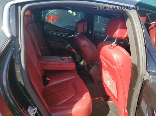 ZAM57XSA3H1225501 2017 MASERATI GHIBLI Black Widok tylnych siedzeń