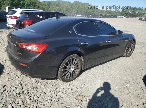 ZAM57XSA3H1225501 2017 MASERATI GHIBLI Black Tył prawy