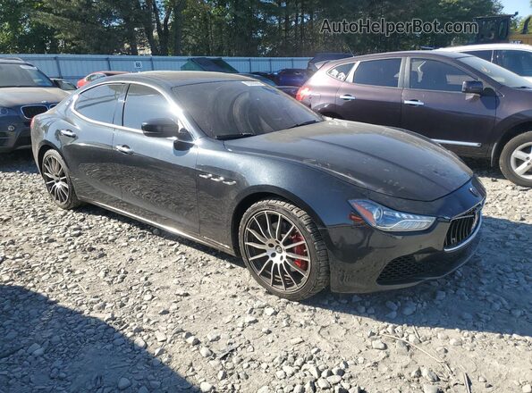 ZAM57XSA3H1225501 2017 MASERATI GHIBLI Black Przód prawy