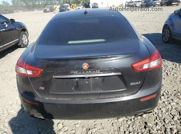 ZAM57XSA3H1225501 2017 MASERATI GHIBLI Black Widok z tyłu